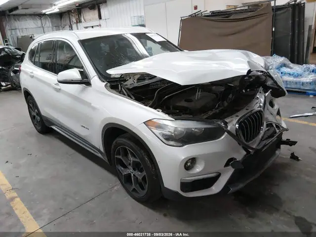 WBXHU7C37J5H43626 — 2018 BMW X1 SDRIVE28I, Передняя часть (Front End), фото до ремонта