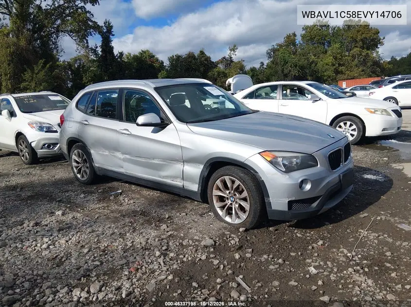 2014 BMW X1 xDrive28I VIN WBAVL1C58EVY14706 фото 1