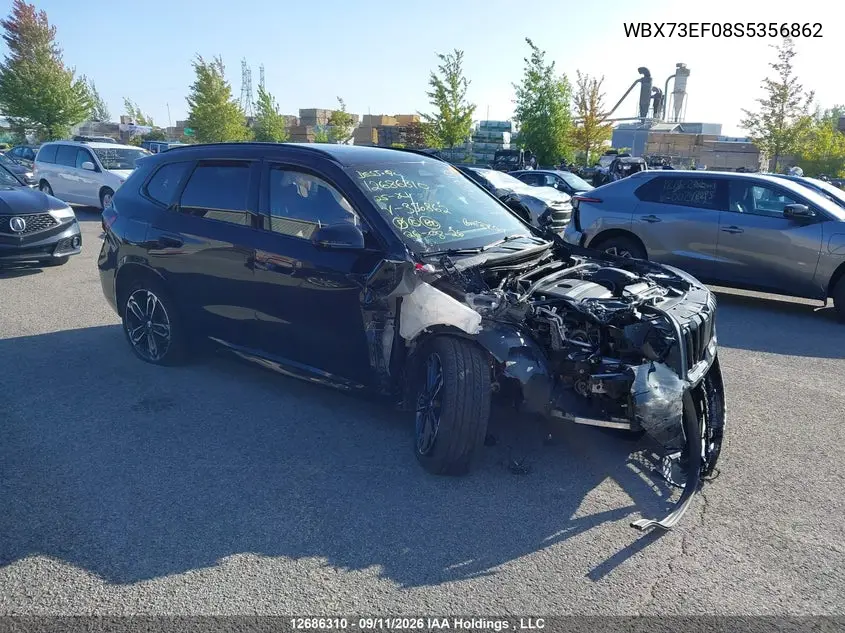 2025 BMW X1 xDrive28I VIN WBX73EF08S5356862 фото 1