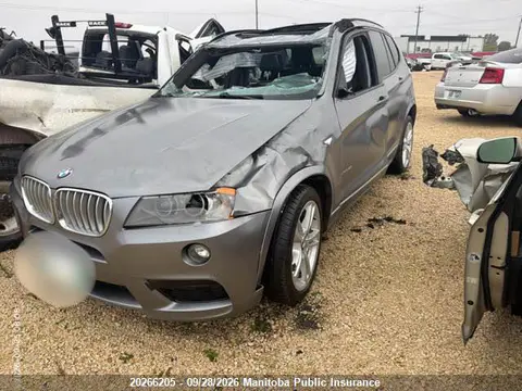 2014 BMW X3 28I VIN 5UXWX9C58E0D33184 фото 2