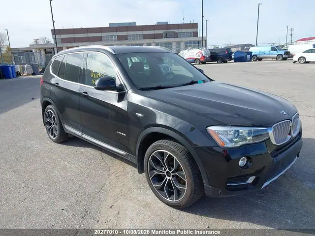 5UXWX7C57G0R16950 — 2016 BMW X3 35I, Передняя часть слева (Left Front), фото до ремонта