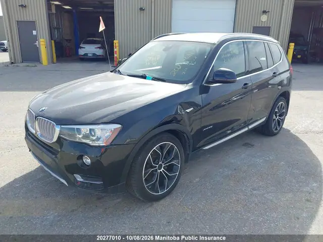 5UXWX7C57G0R16950 — 2016 BMW X3 35I, фото 2 с аукциона IAAI 14.10.2026, Передняя часть слева