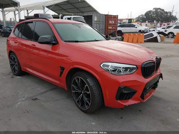 5YMTS0C04M9D67062 — 2021 BMW X3 M, Передняя часть (Front End), фото до ремонта