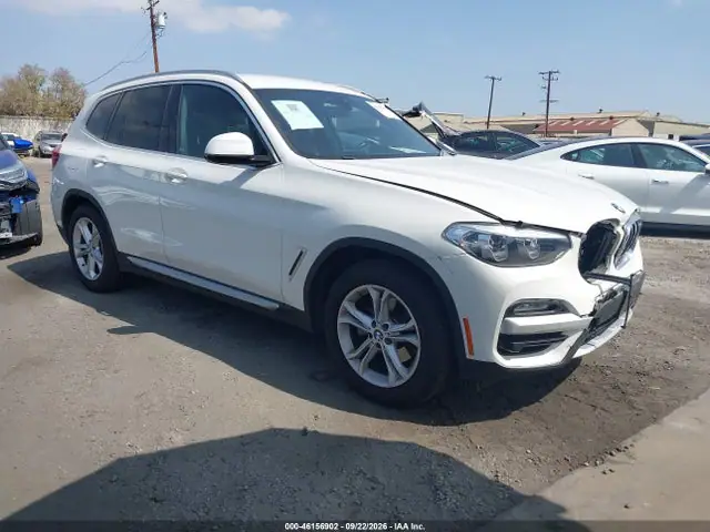 5UXTR7C52KLR51514 — 2019 BMW X3 SDRIVE30I, Передняя часть (Front End), фото до ремонта
