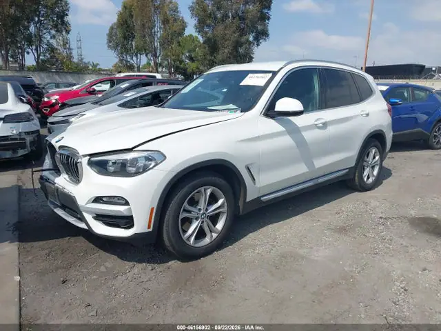 5UXTR7C52KLR51514 — 2019 BMW X3 SDRIVE30I, фото 2 с аукциона IAAI 30.09.2026, Передняя часть
