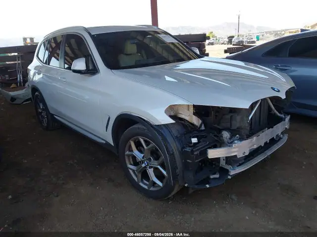 WBX47DP04NN185841 — 2022 BMW X3 SDRIVE30I, Передняя часть (Front End), фото до ремонта