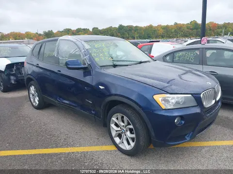 5UXWX9C51E0D17859 — 2014 BMW X3 XDRIVE28I, Правый бок (Right Side), фото до ремонта