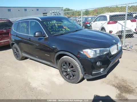 5UXWX9C31H0T21278 — 2017 BMW X3 XDRIVE28I, Передняя часть (Front), фото до ремонта