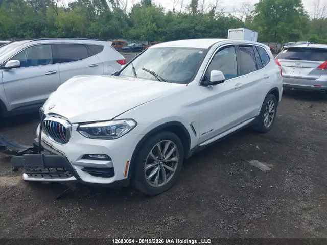 5UXTR9C52JLC80617 — 2018 BMW X3 XDRIVE30I, фото 2 с аукциона IAAI 14.10.2026, Передняя часть
