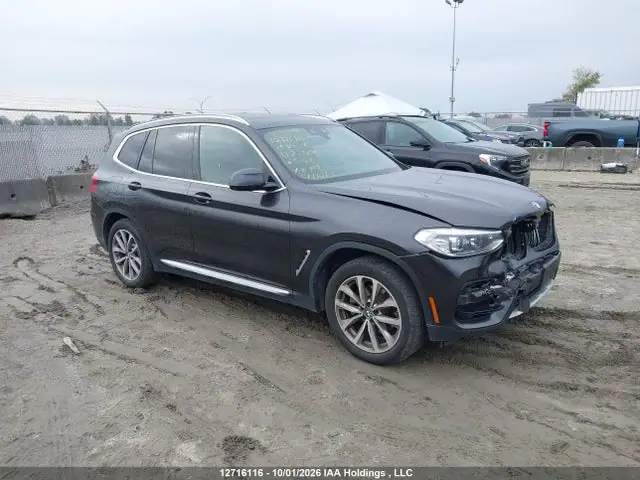 5UXTR9C52KLP83224 — 2019 BMW X3 XDRIVE30I, Передняя часть (Front), фото до ремонта