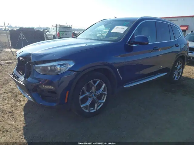 2020 BMW X3 Xdrive30i VIN 5UXTY5C05L9C38667 фото 2
