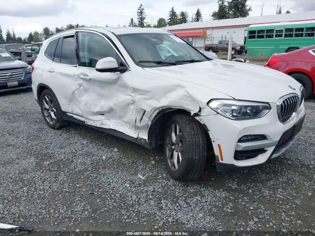 5UXTY5C08L9D47625 — 2020 BMW X3 XDRIVE30I, Правый бок (Right Side), фото до ремонта