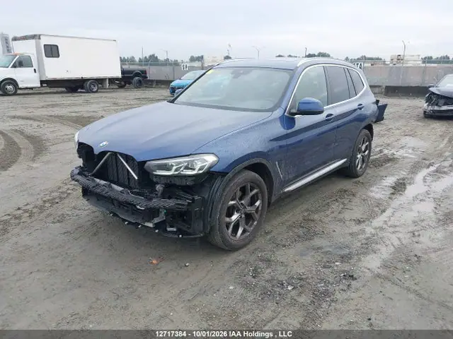 5UX53DP01P9R35753 — 2023 BMW X3 XDRIVE30I, фото 2 с аукциона IAAI 14.10.2026, Передняя часть