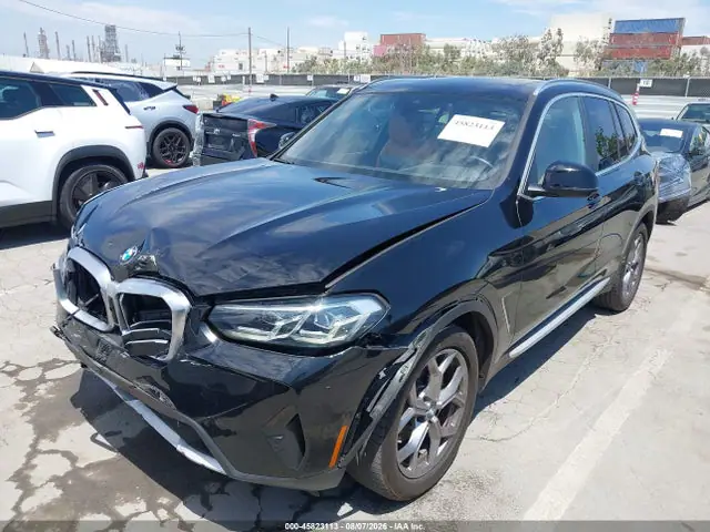 5UX53DP09R9V34759 — 2024 BMW X3 XDRIVE30I, фото 2 с аукциона IAAI 30.09.2026, Передняя часть