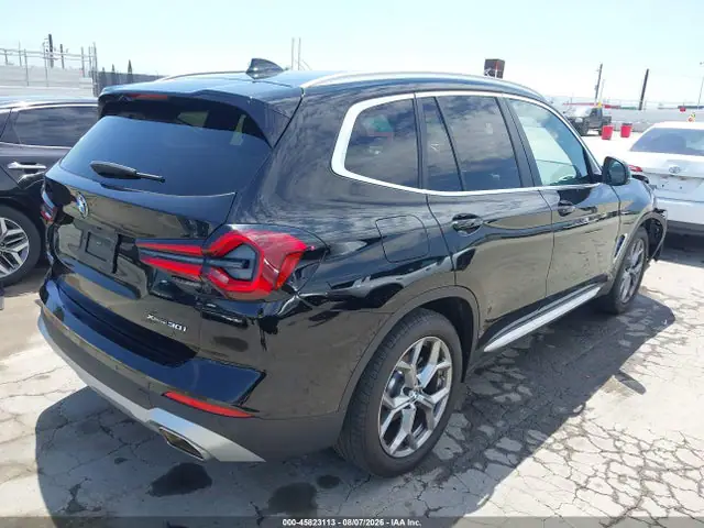 5UX53DP09R9V34759 — 2024 BMW X3 XDRIVE30I, фото 4 с аукциона IAAI 30.09.2026, Передняя часть