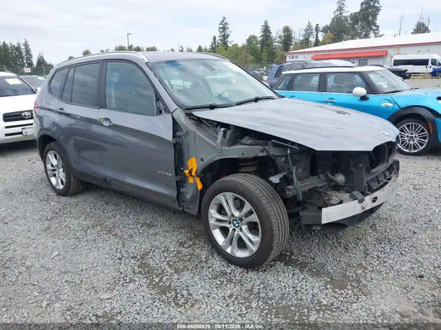 5UXWX7C59H0U40945 — 2017 BMW X3 XDRIVE35I, Передняя часть (Front End), фото до ремонта