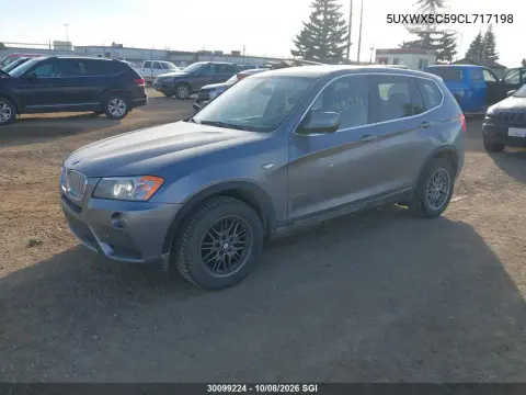 2012 BMW X3 xDrive28I VIN 5UXWX5C59CL717198 фото 3