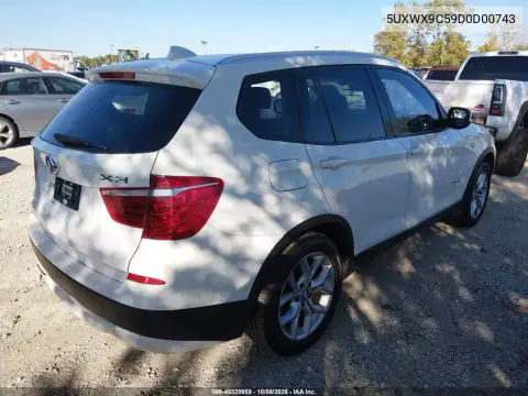 2013 BMW X3 xDrive28I VIN 5UXWX9C59D0D00743 фото 5