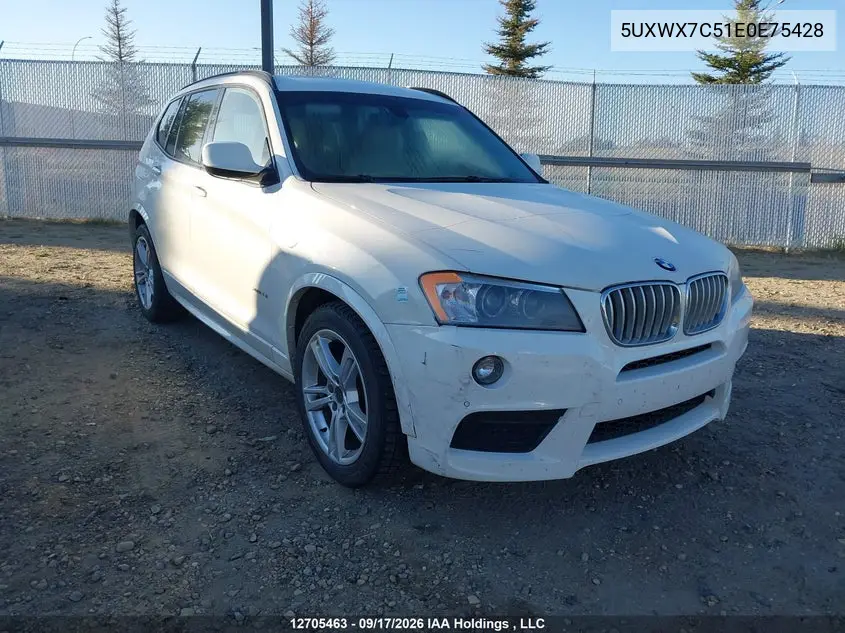 2014 BMW X3 xDrive35I VIN 5UXWX7C51E0E75428 фото 2