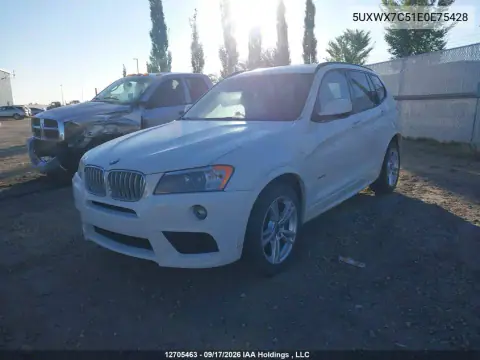 2014 BMW X3 xDrive35I VIN 5UXWX7C51E0E75428 фото 3
