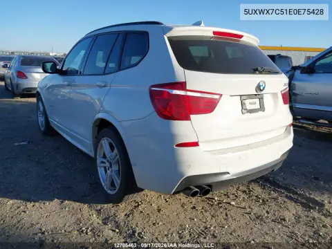 2014 BMW X3 xDrive35I VIN 5UXWX7C51E0E75428 фото 4