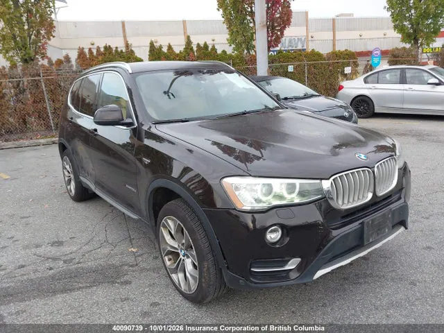 2016 BMW X3 VIN 5UXWY3C50G0N87014 фото 1