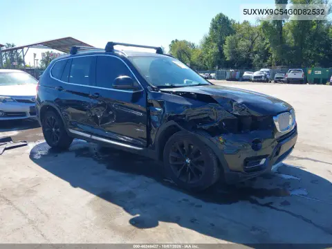 5UXWX9C54G0D82532 — 2016 BMW X3, Правая сторона, фото до ремонта