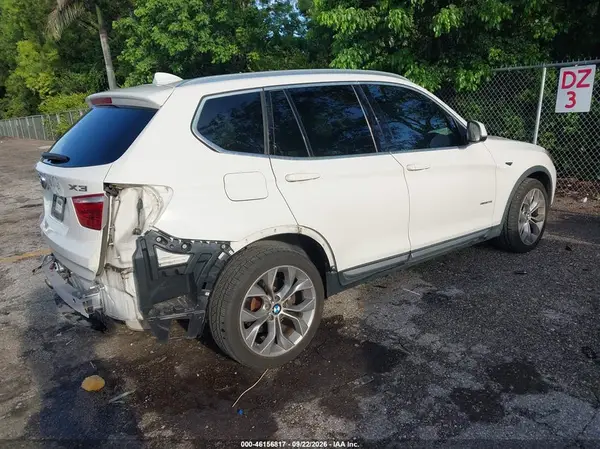 5UXWZ7C39H0V87906 — 2017 BMW X3, фото 4 с аукциона IAAI 15.10.2026, Задняя часть