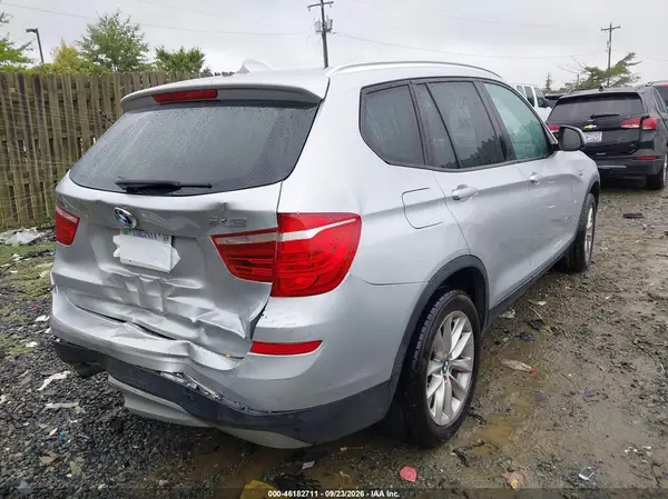 5UXWZ7C37H0X39990 — 2017 BMW X3, фото 4 с аукциона IAAI, Задняя часть