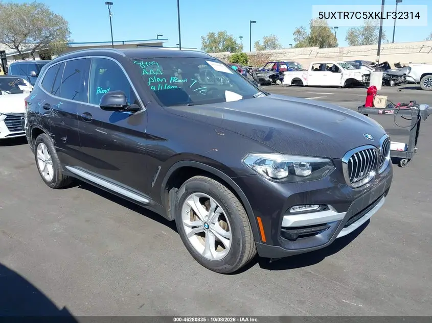 2019 BMW X3 Sdrive30I VIN 5UXTR7C5XKLF32314 фото 2