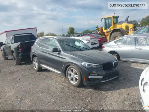 5UXTR9C52KLD90777 — 2019 BMW X3, Передний левый, фото до ремонта
