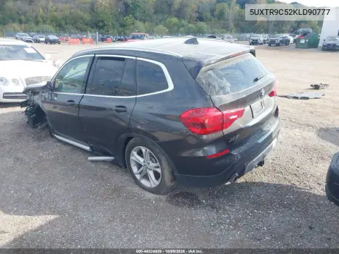 2019 BMW X3 xDrive30I VIN 5UXTR9C52KLD90777 фото 3
