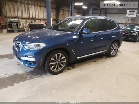 5UXTR9C57KLP77337 — 2019 BMW X3, фото 3 с аукциона IAAI, Передняя часть