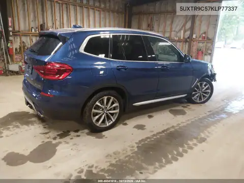 5UXTR9C57KLP77337 — 2019 BMW X3, фото 5 с аукциона IAAI, Передняя часть