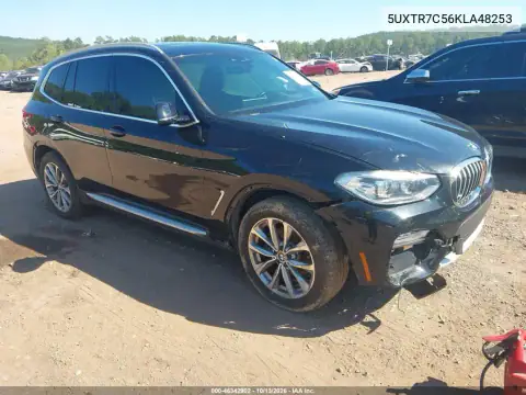 5UXTR7C56KLA48253 — 2019 BMW X3, Передняя часть, фото до ремонта