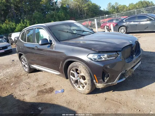 5UX43DP07N9L35179 — 2022 BMW X3, Передняя часть слева (Left Front), фото до ремонта