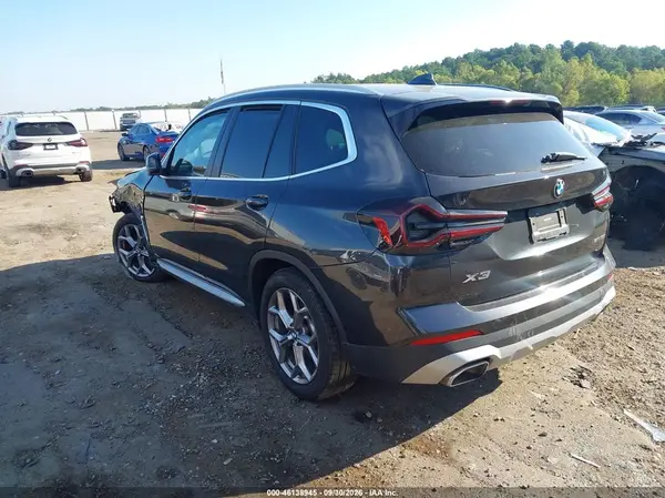 5UX43DP07N9L35179 — 2022 BMW X3, фото 3 с аукциона IAAI, Передняя часть слева