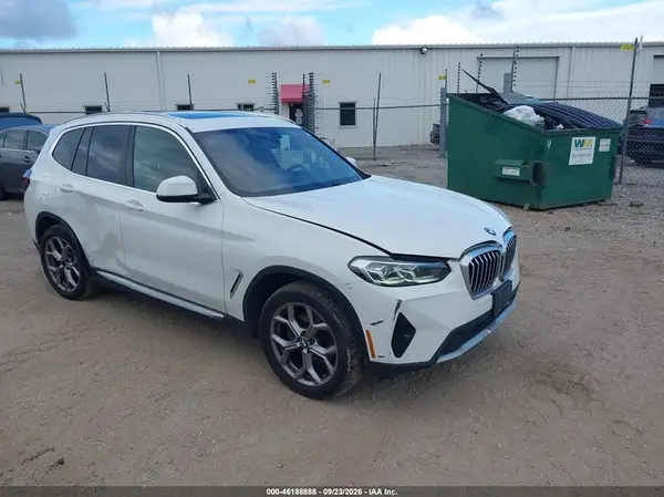 5UX53DP09N9L35320 — 2022 BMW X3, LEFT & RIGHT SIDE, фото до ремонта