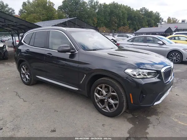WBX57DP07NN177334 — 2022 BMW X3, Пресная вода (Fresh Water), фото до ремонта