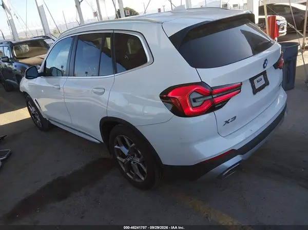 5UX43DP02N9L75346 — 2022 BMW X3, фото 3 с аукциона IAAI, Передняя часть справа