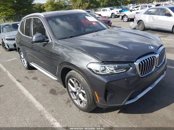 5UX43DP02P9N84024 — 2023 BMW X3, Подтопление (Flood), фото до ремонта