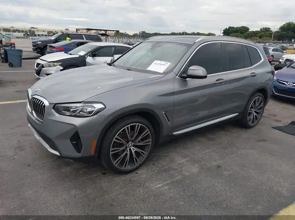 WBX47DP09RN274651 — 2024 BMW X3, фото 2 с аукциона IAAI, Подтопление