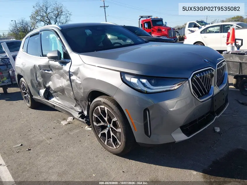 2026 BMW X3 30 xDrive VIN 5UX53GP02T9535082 фото 1