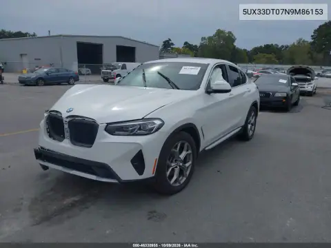 2022 BMW X4 xDrive30I VIN 5UX33DT07N9M86153 фото 2