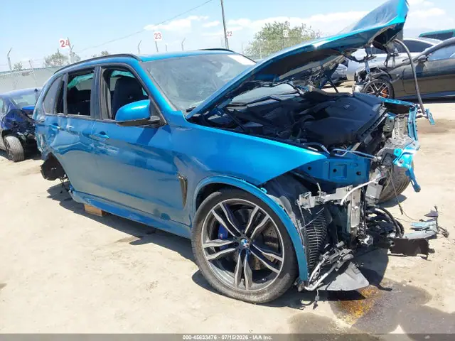 5YMKT6C58J0X21315 — 2018 BMW X5 M, Передняя часть (Front End), фото до ремонта
