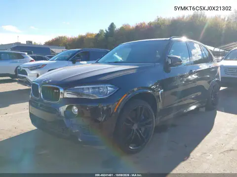 2018 BMW X5 M VIN 5YMKT6C5XJ0X21302 фото 2