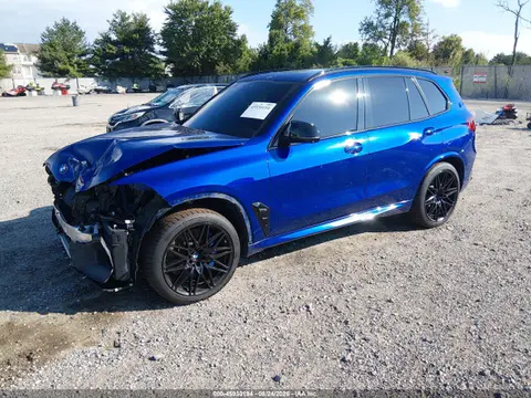 2021 BMW X5 M VIN 5YMJU0C0XM9E26133 фото 2