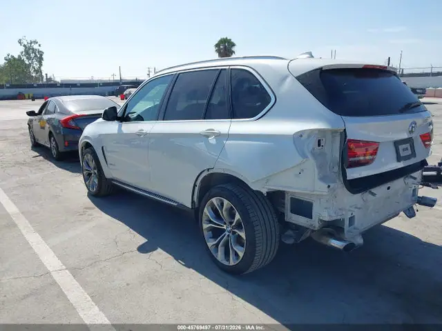 5UXKR2C37H0U23801 — 2017 BMW X5 SDRIVE35I, фото 3 с аукциона IAAI 30.09.2026, Задняя часть