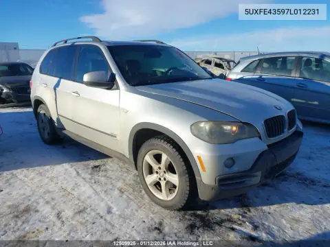 2007 BMW X5 3.0Si VIN 5UXFE43597L012231 фото 2