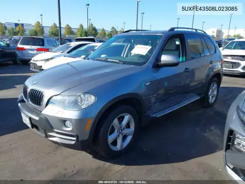 5UXFE43508L023085 — 2008 BMW X5, фото 3 с аукциона IAAI, Боковая часть